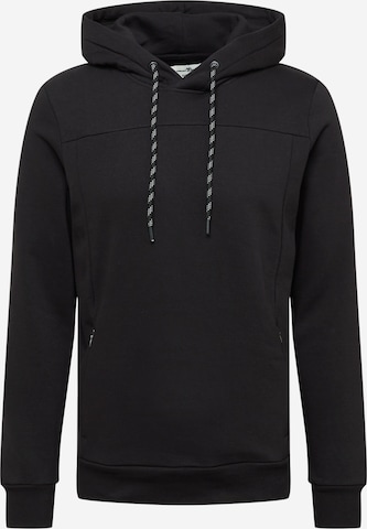 TOM TAILOR DENIM Sweatshirt in Black: front