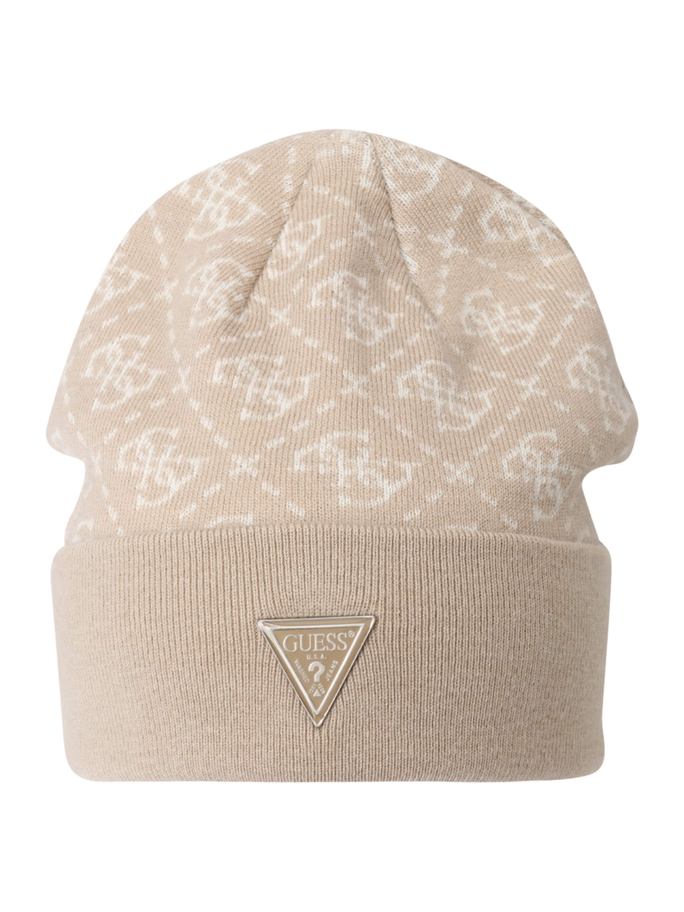 GUESSKapa '4G BEANIE' - bež boja