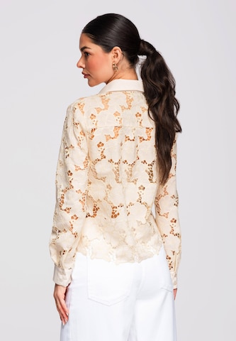 Ombre Blouse 'OW-SH-E0025' in Beige