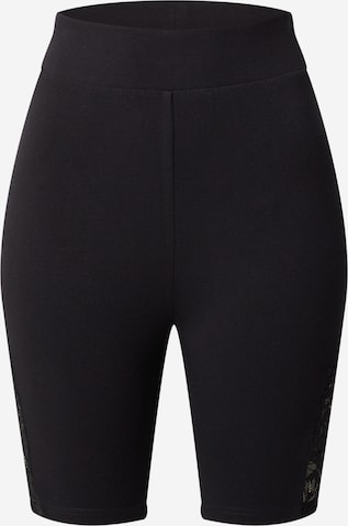 Skinny Leggings Urban Classics en noir : devant