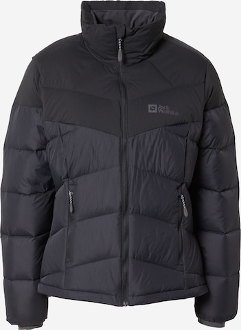 JACK WOLFSKIN Sportsjakke 'HERZBERG' i sort: forside