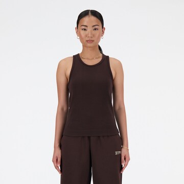new balance Top in Black: front