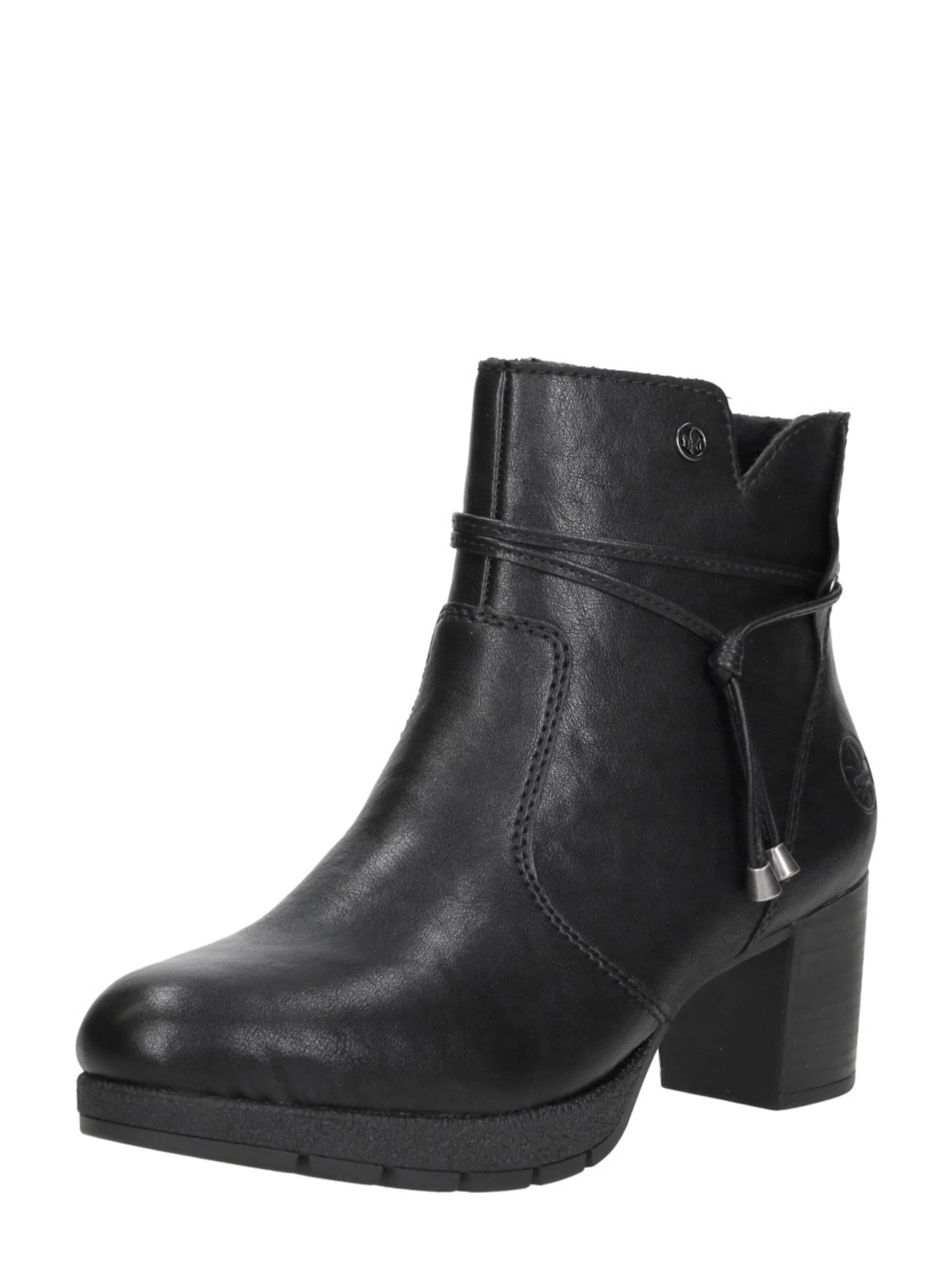 Boots 'Enkellaarsjes Hak' Rieker en noir
