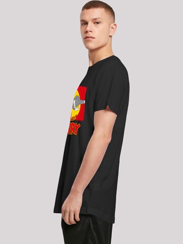 T-Shirt 'Tom And Jerry Chase Scene' F4NT4STIC en noir