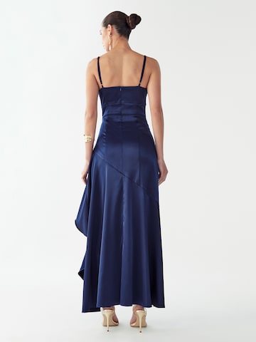 Robe de soirée 'Blanca' Willa en bleu : derrière