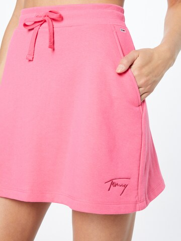 Tommy Jeans Spódnica w kolorze różowy