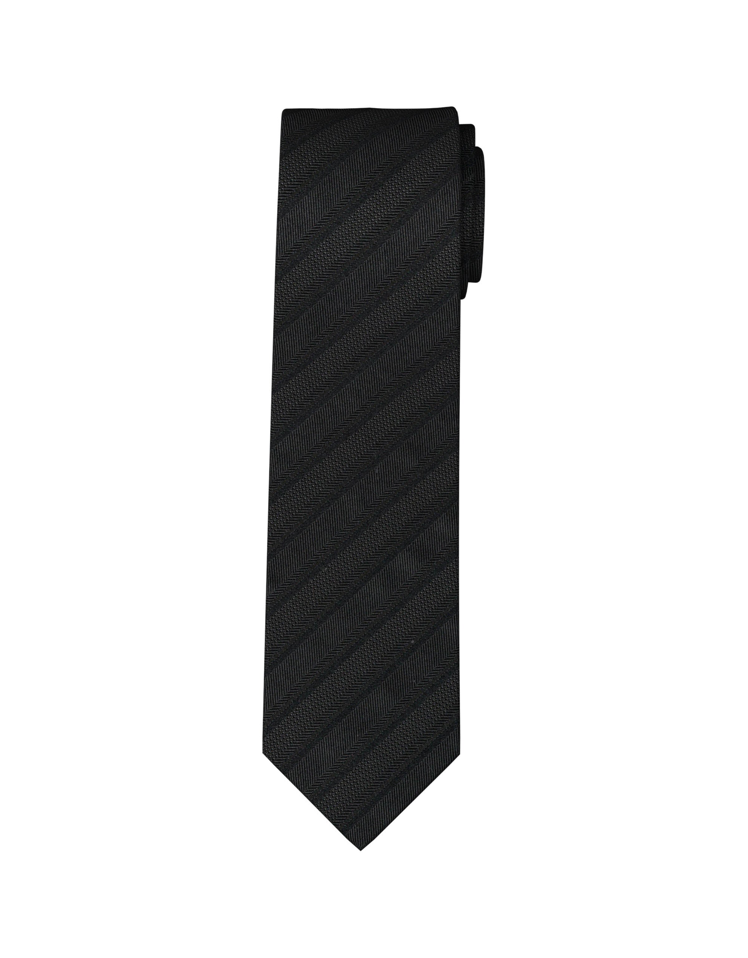 OLYMP Tie in Black: front