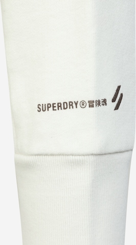 Superdry Спортен суитшърт с качулка в бяло