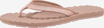 THE NORTH FACE - Sandalias de dedo 'Base Camp' en rosa: frente