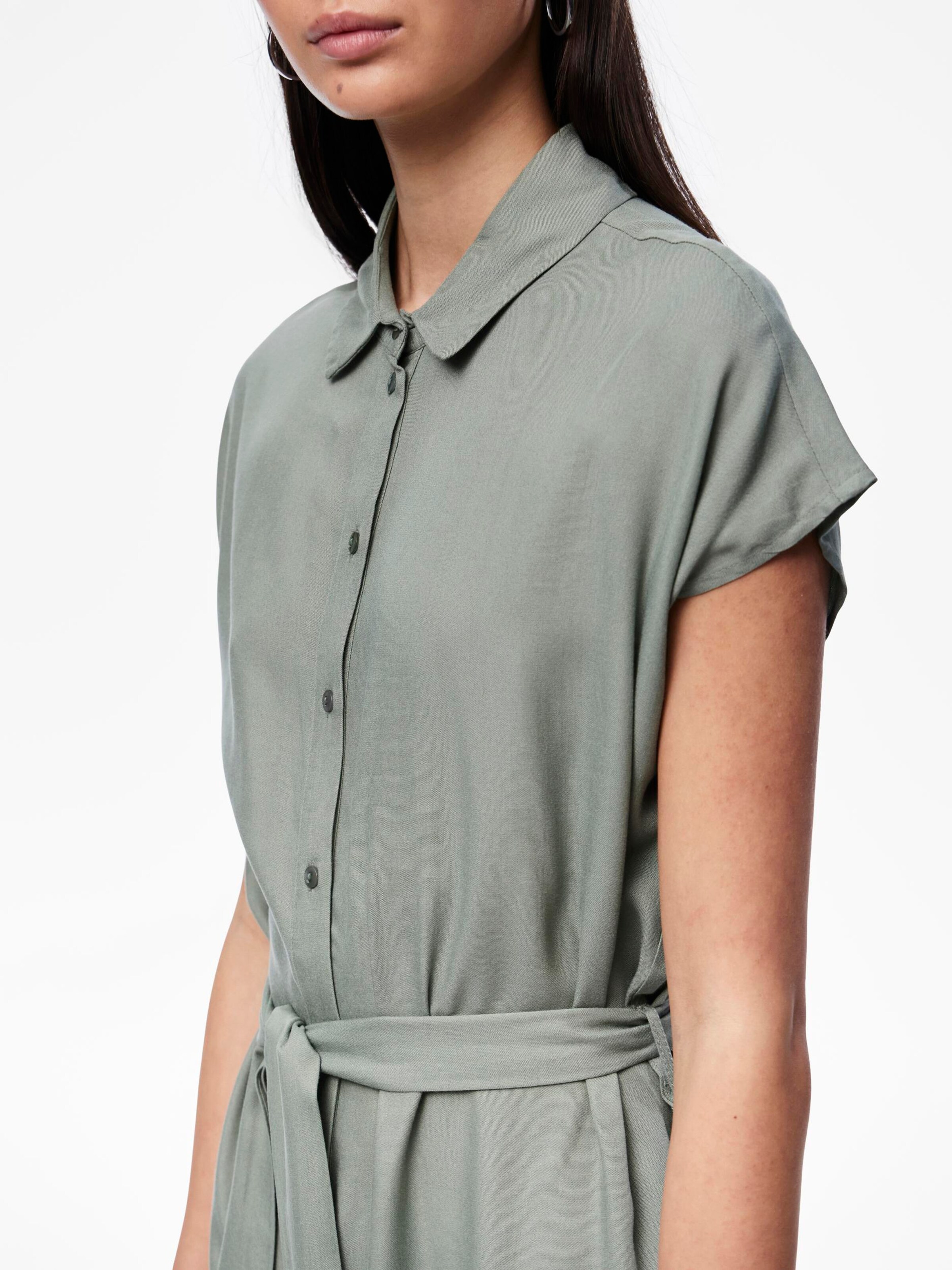 PIECES Blousejurk PCNya in Groen ABOUT YOU