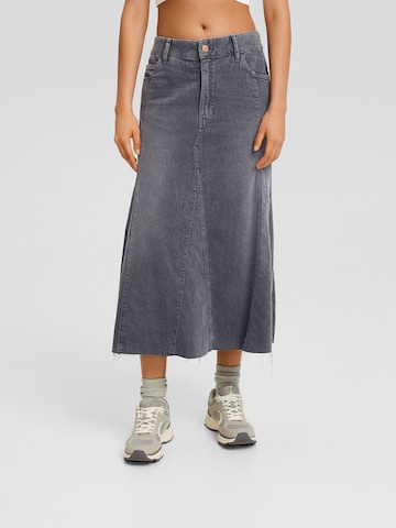 Jupe Bershka en gris : devant