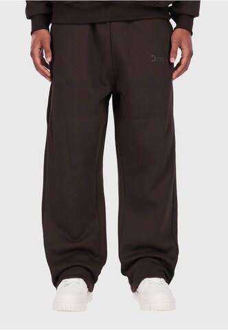 Loosefit Pantalon Dropsize en marron : devant