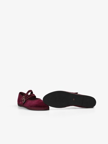 Ballerines à lanières ' ' Scalpers en rouge