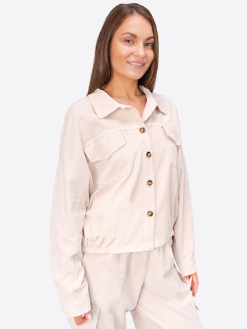 Veste mi-saison ' VERONA ' Seasons of April en beige : devant