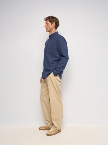 Salsa Jeans Regular fit Overhemd in Blauw