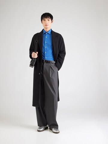 Michael Kors Slim fit Overhemd in Blauw