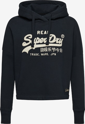 Superdry Mikina – modrá: přední strana