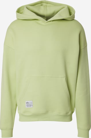 ALPHA INDUSTRIES Bluzka sportowa w kolorze zielony: przód