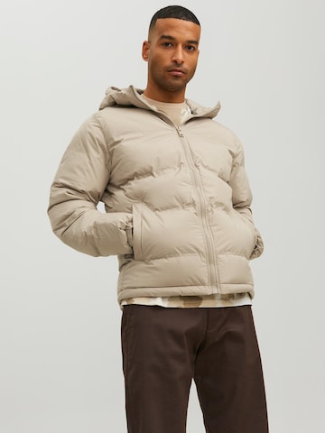 Veste d’hiver JACK & JONES en beige : devant