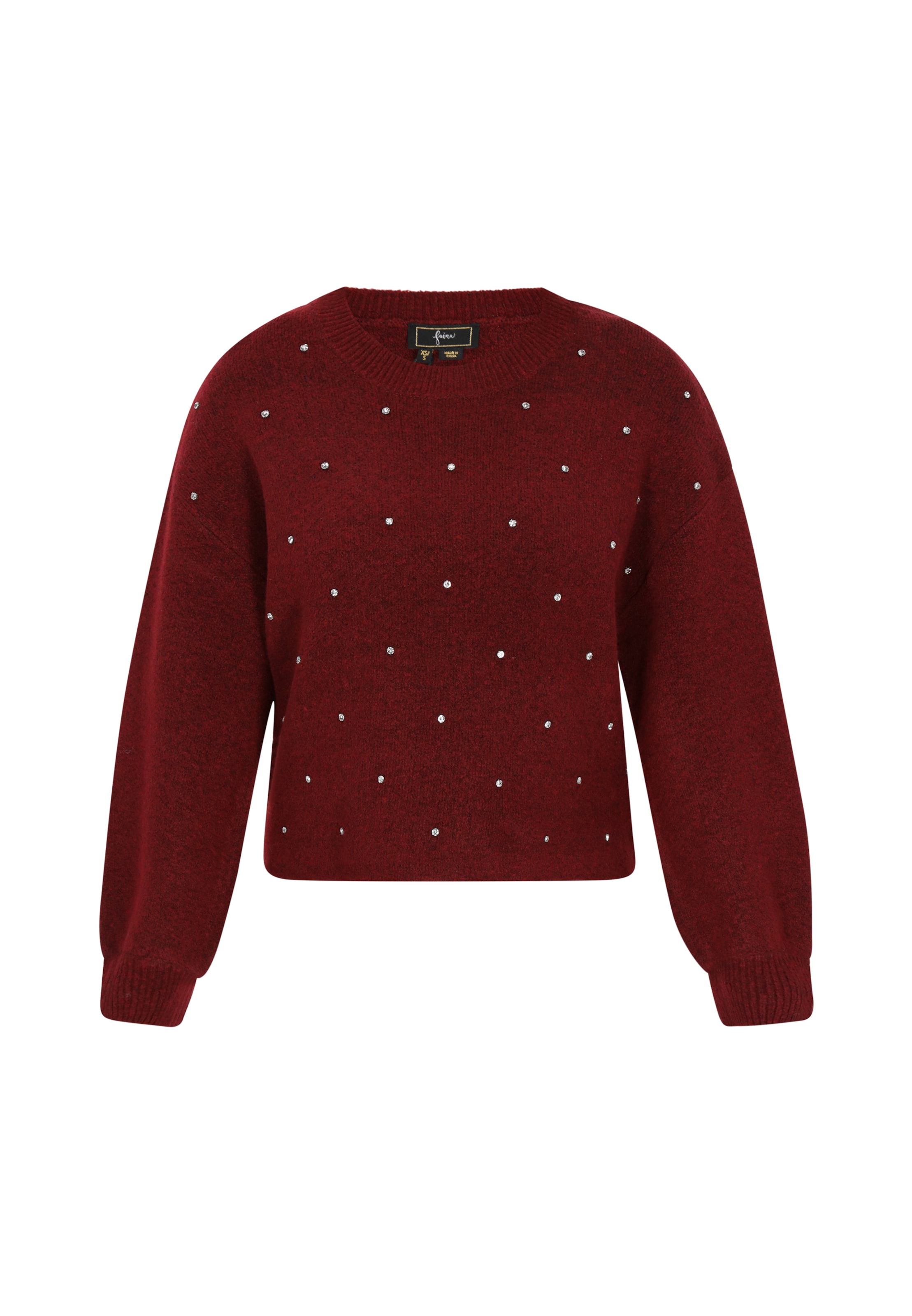 faina Svetr – červená: přední strana