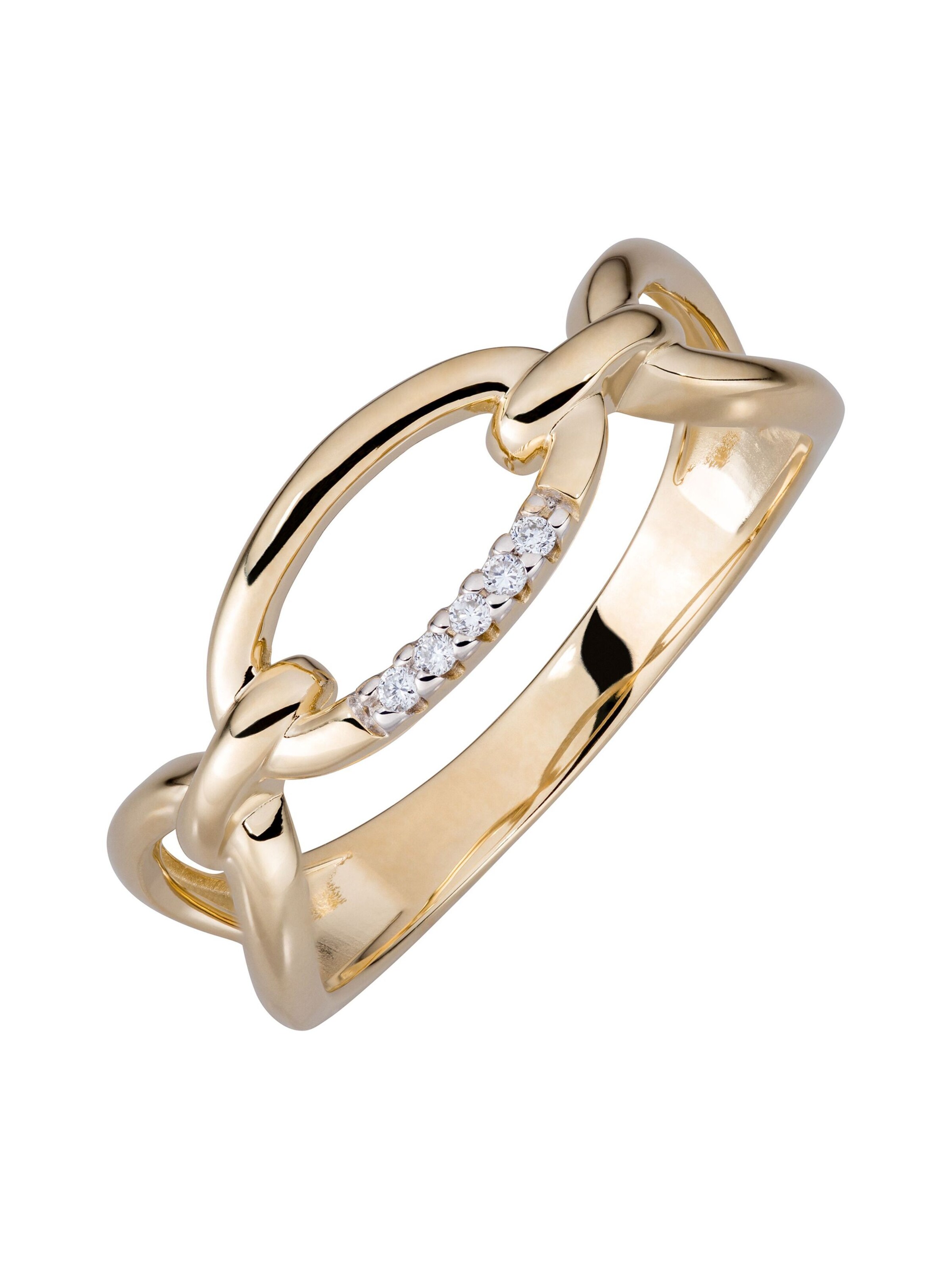 Orolino Ring in Gelb: Vorderseite