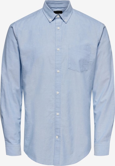 Only & Sons Overhemd 'Neil' in de kleur Lichtblauw, Productweergave