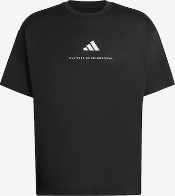 juoda ADIDAS PERFORMANCE Sportiniai marškinėliai 'RWAD': priekis