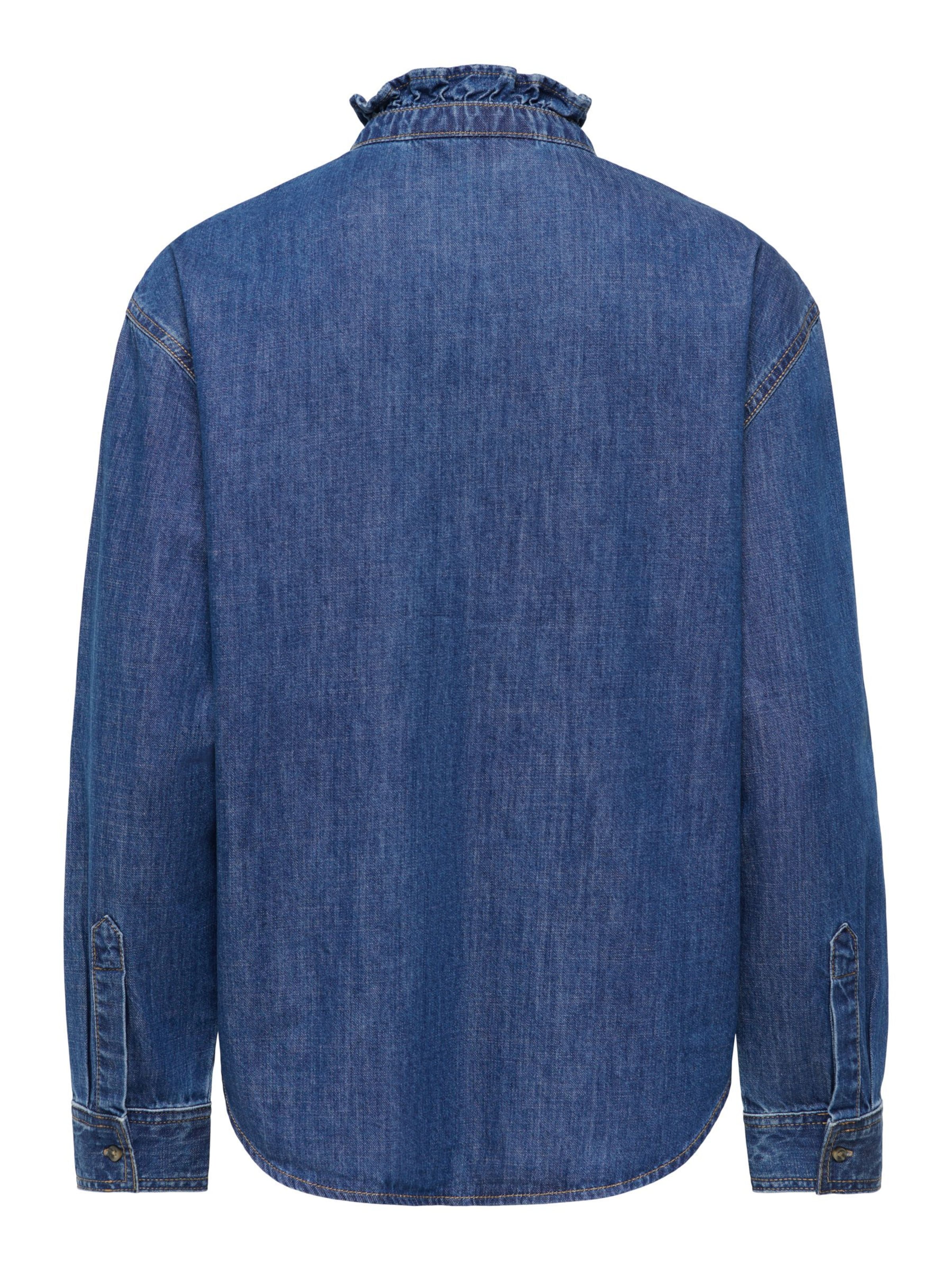 ONLY Bluse i blå