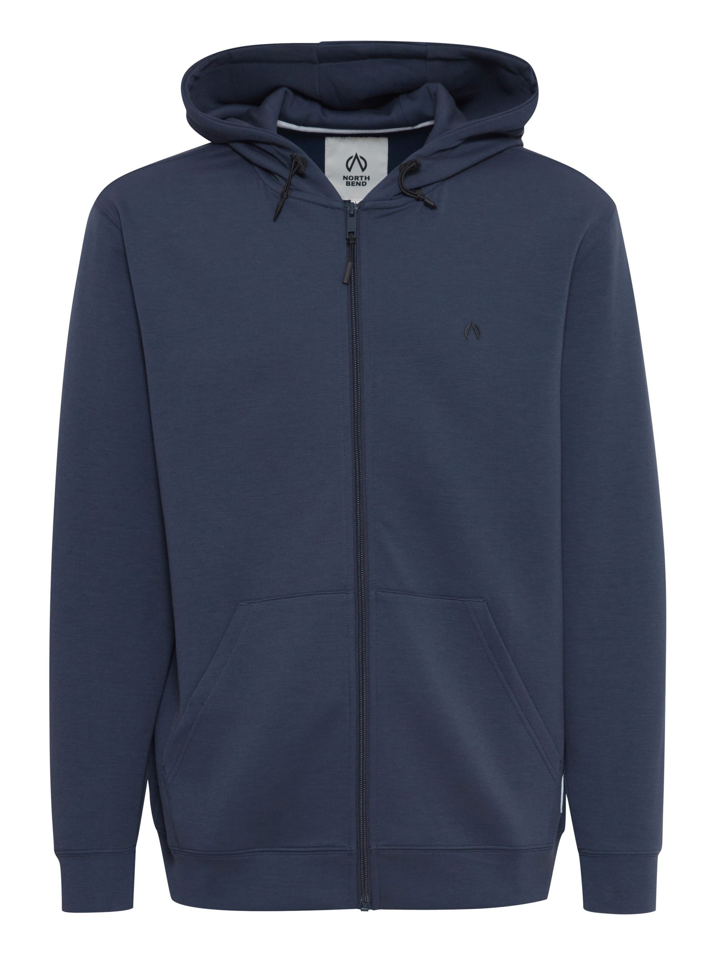 North Bend - Casaco em moletão 'Taro' em azul: frente