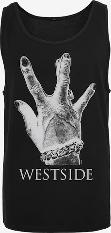 MT Men Shirt 'Westside Connection 2.0' in Zwart: voorkant