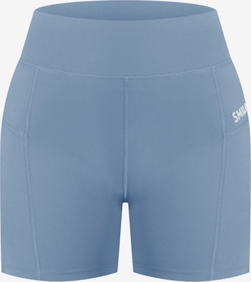 Smilodox Skinny Sportbroek 'Althea Pro' in Blauw: voorkant