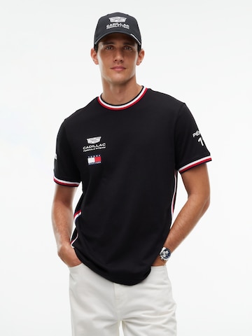 TOMMY HILFIGER Tričko 'X CF1 Replica Perez Tee' - Čierna: predná strana