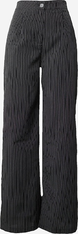 Wide Leg Pantalon à pince BRAVE SOUL en noir : devant