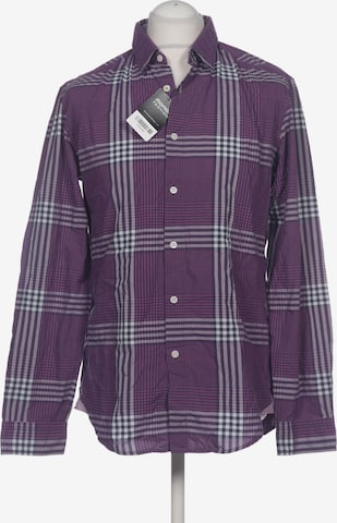 BOSS Green Hemd L in Lila: Vorderseite