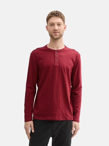 TOM TAILOR Shirt in Rood: voorkant