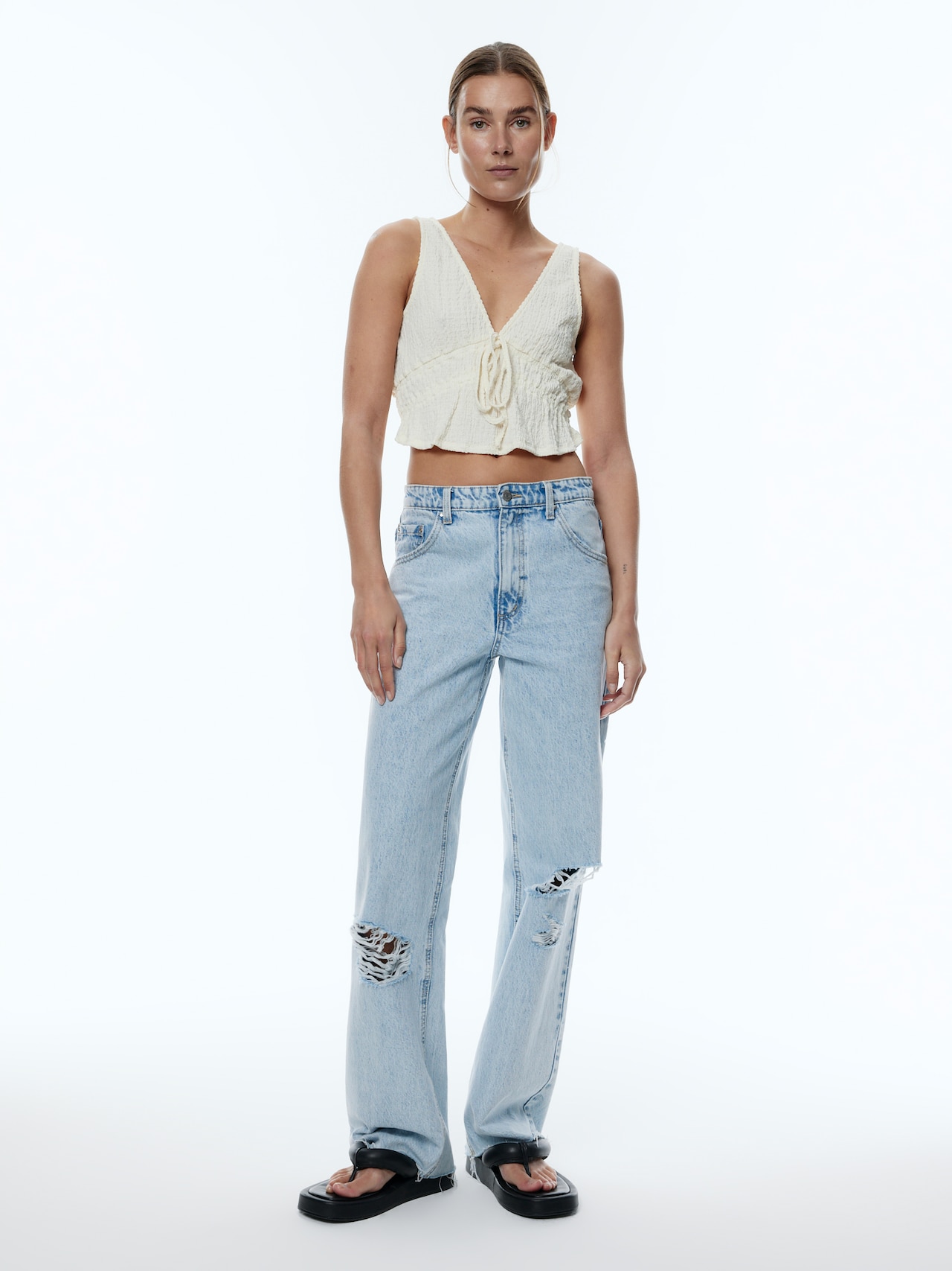 EDITED Produkte Top 'Juliena' beige