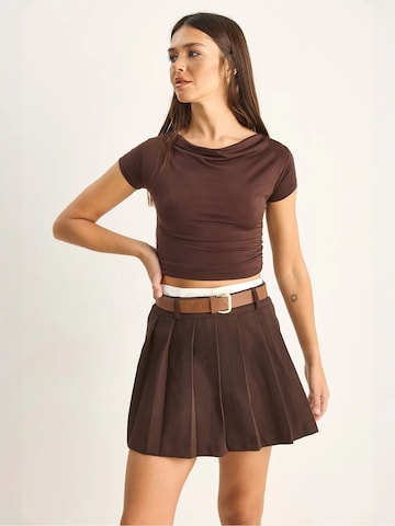 Jupe Bianco Lucci en marron