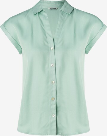 Salsa Jeans Blouse in Groen: voorkant