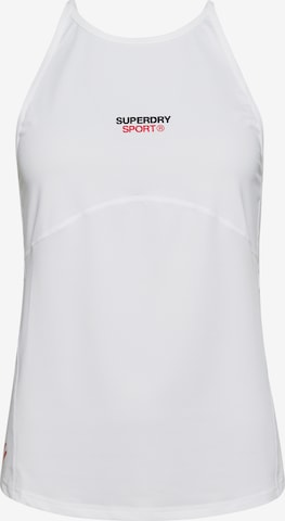 Superdry Sports Top 'Active' in White: front