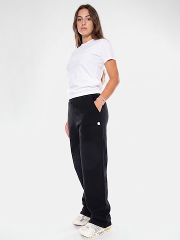Baggy Pantaloni 'W' CASSIE SWEAT PANT BLACK / SILVER' di Carhartt WIP in nero: frontale