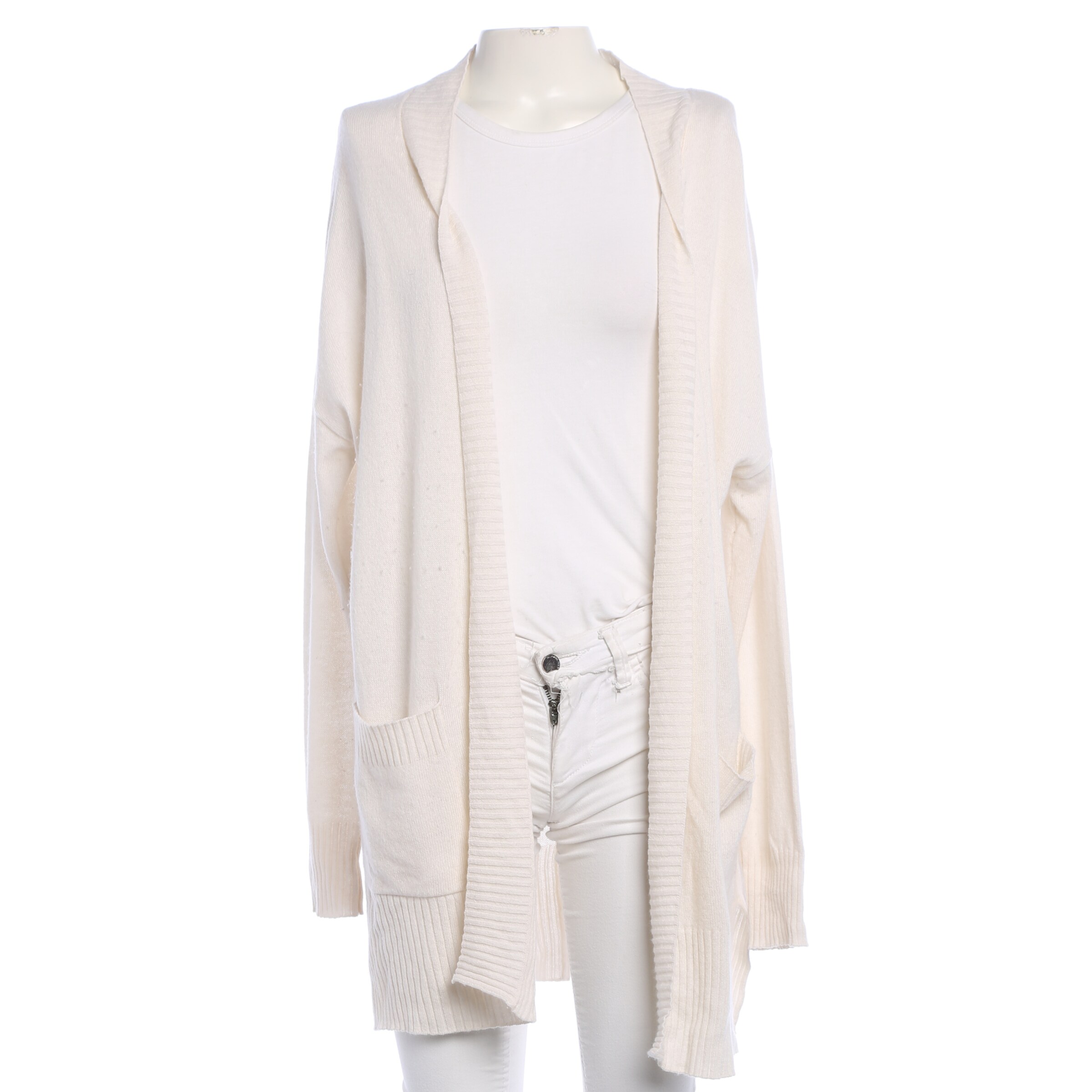 HERZENSANGELEGENHEIT Sweater & Cardigan in S in White: front