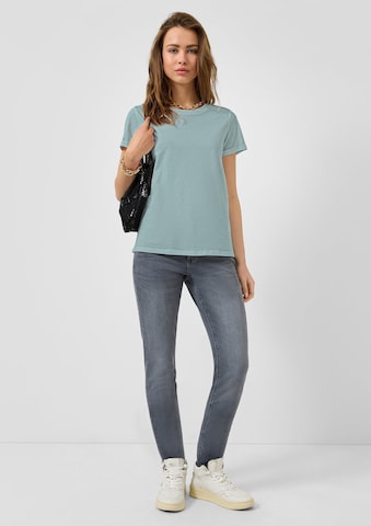 QS T-Shirt in Blau
