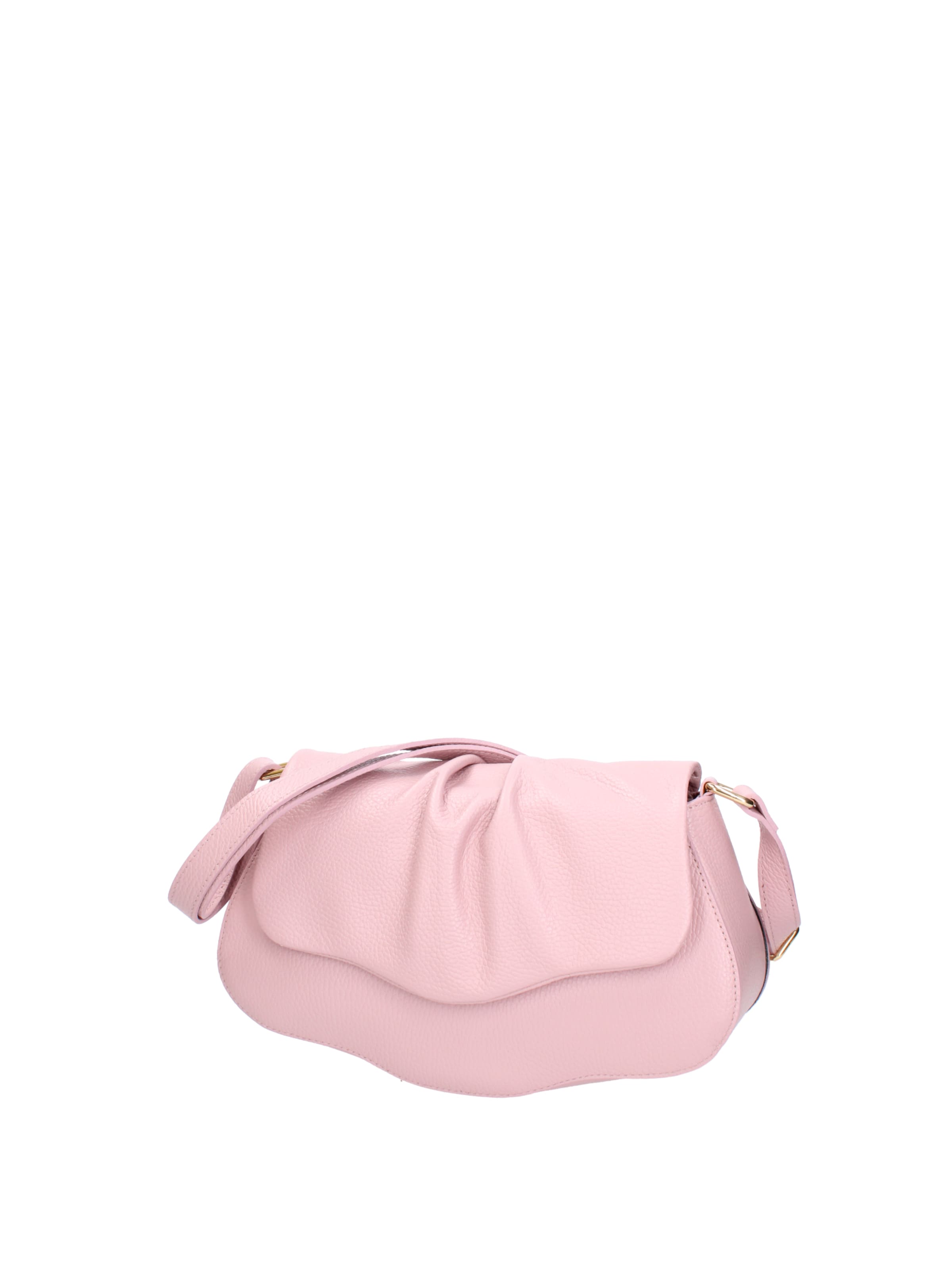 Borsa a spalla di Viola Castellani in rosa: frontale