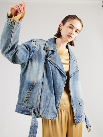 Veste mi-saison GUESS en bleu : devant