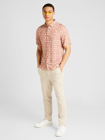 NOWADAYS Regular fit Button Up Shirt in Red