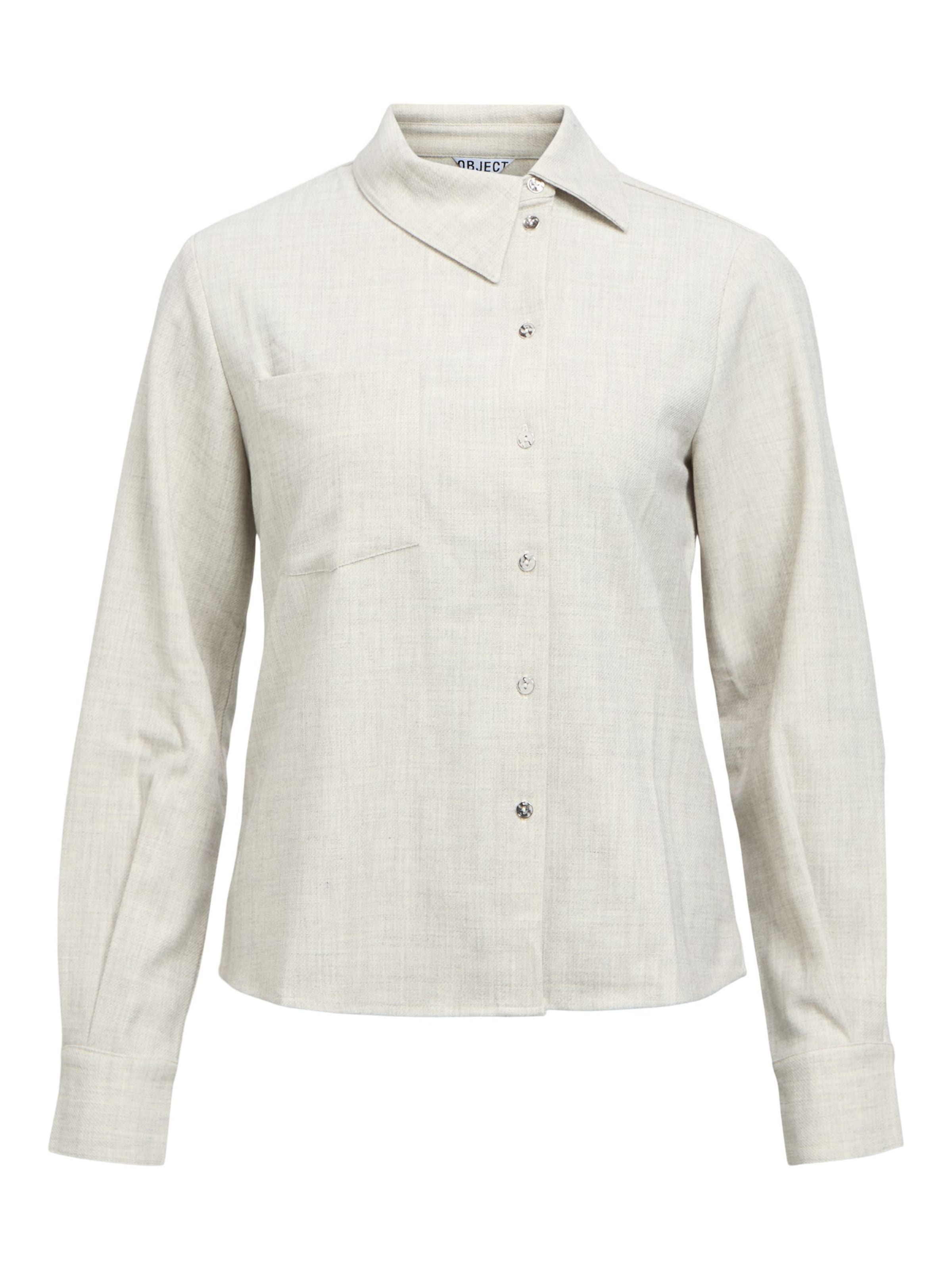 OBJECT Blouse in Grijs: voorkant