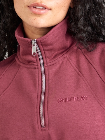 ONLY PLAY Athletic Sweatshirt 'ONPALENA' in Purple