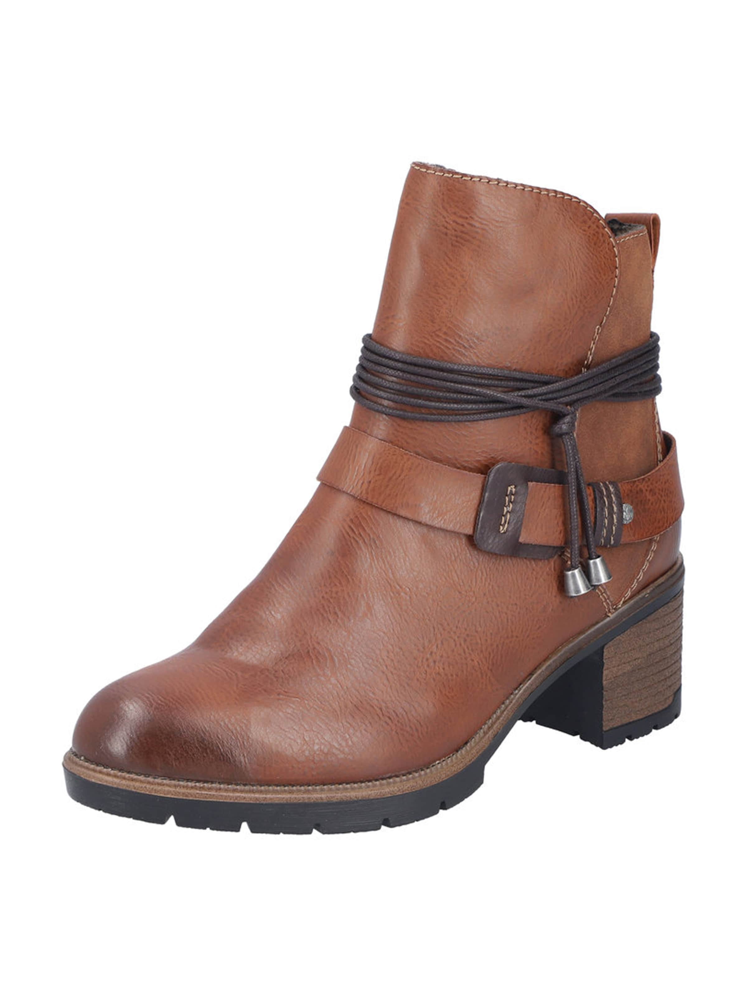 Rieker Ботинки в Коричневый: спереди