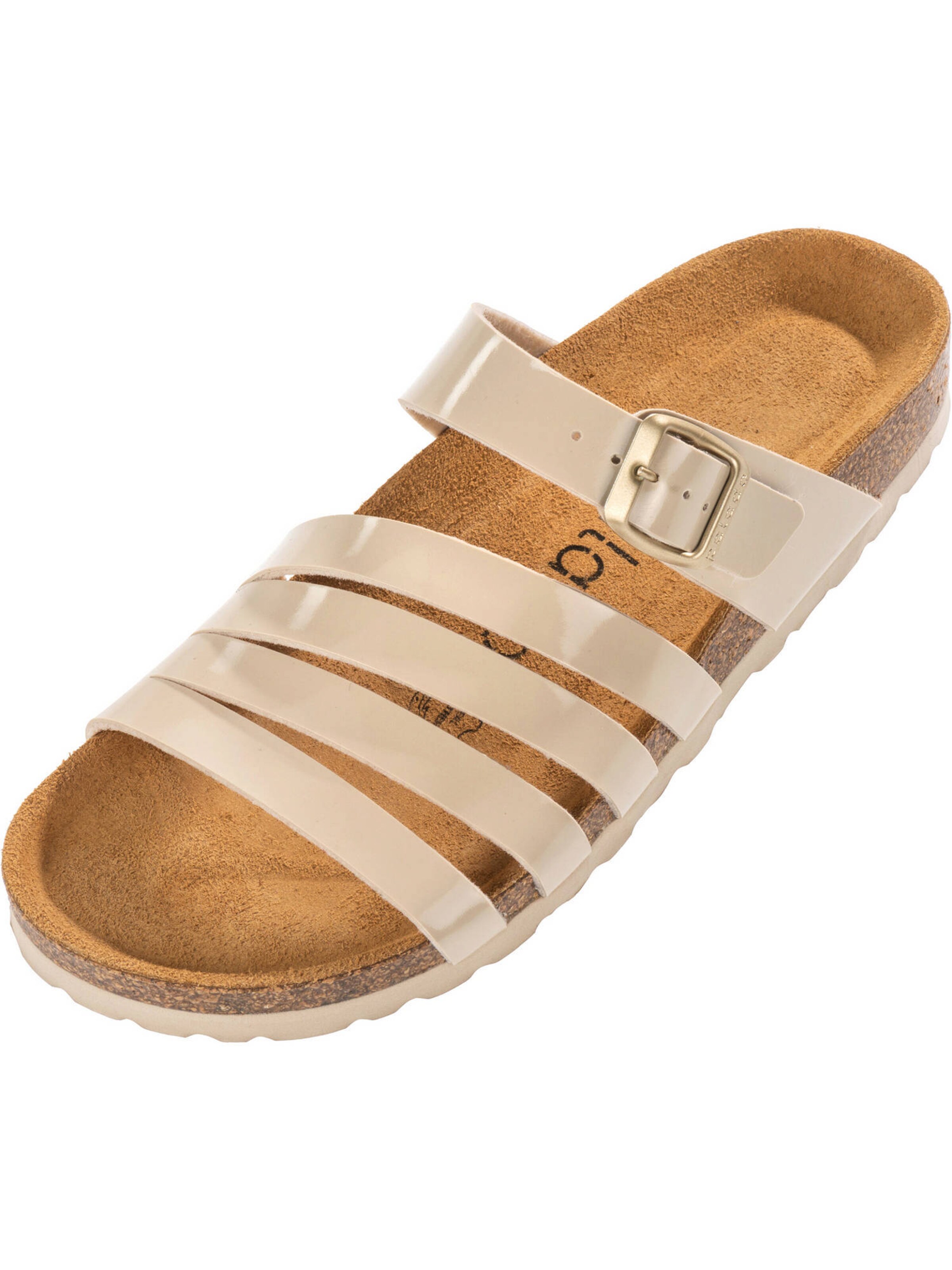 Zoccoletto 'Roma' di Palado in beige: frontale