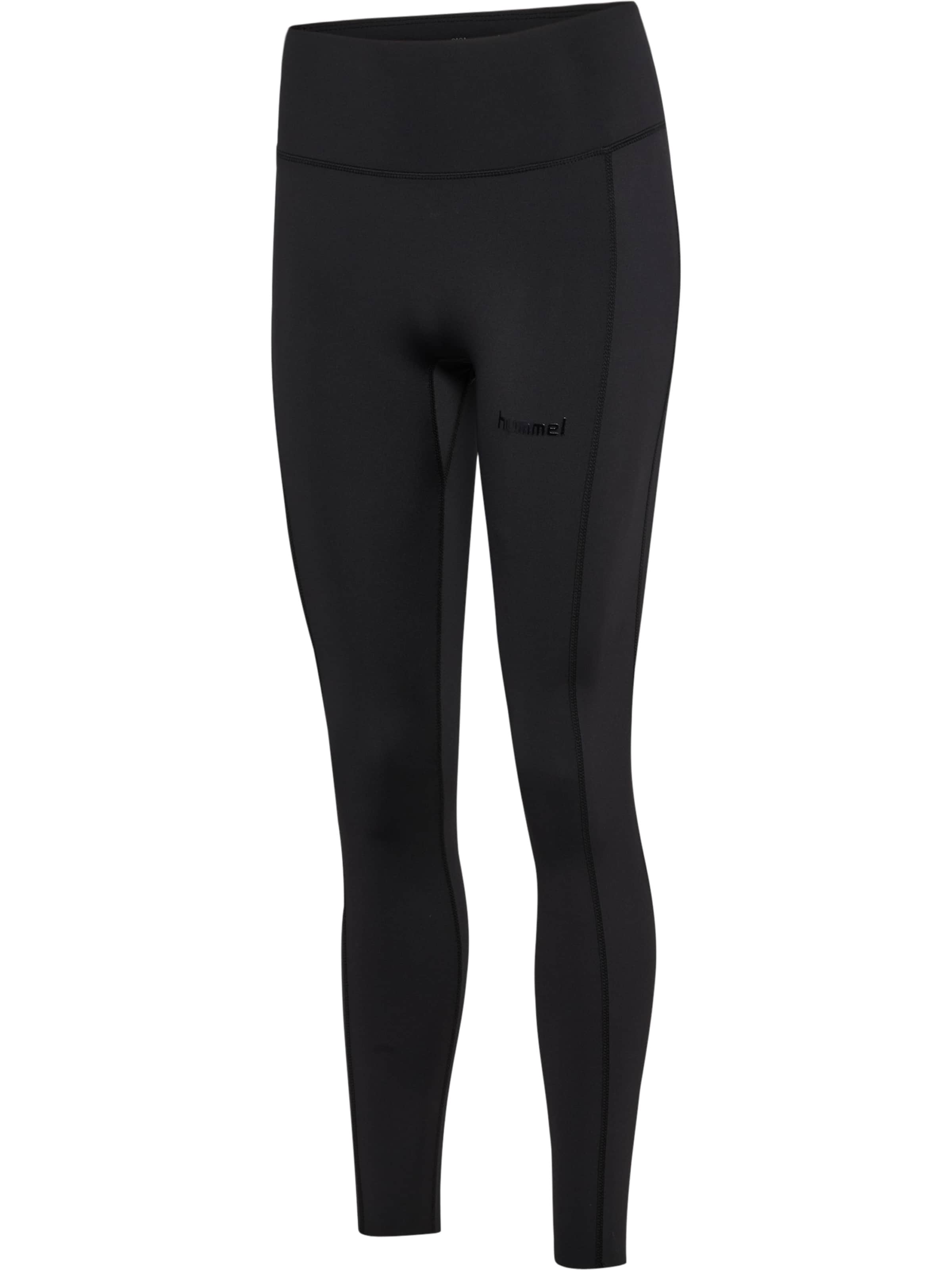 Hummel Skinny Sportbroek 'Prima' in Zwart